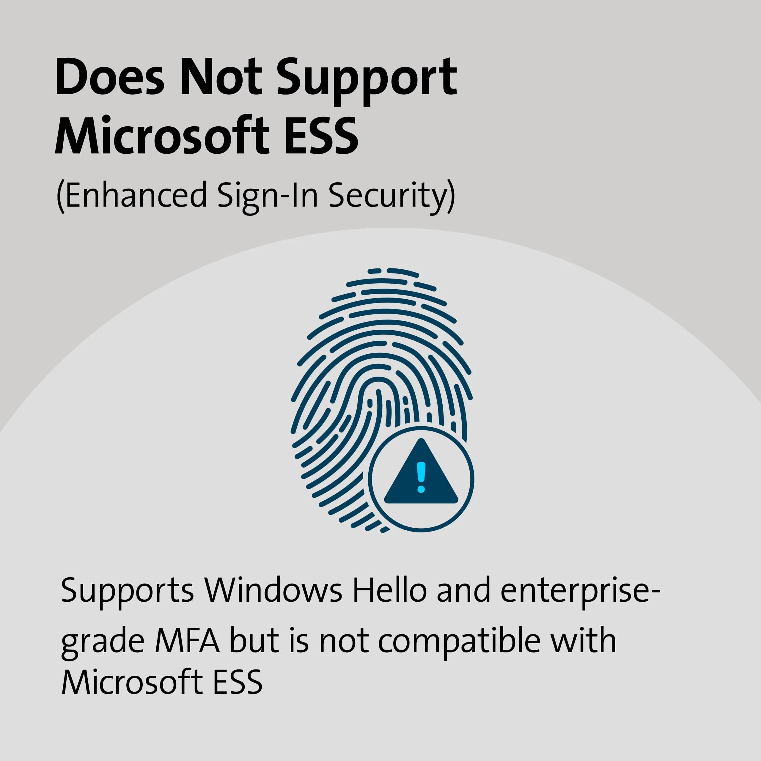 Kensington VeriMark Gen2 USB-A Fingerprint Key Reader | Windows Hello & Business, Tap and Go, Anti-Spoofing - view 7