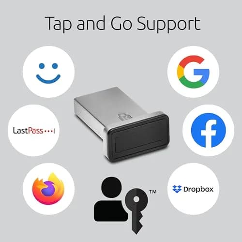 Kensington VeriMark Gen2 USB-A Fingerprint Key Reader | Windows Hello & Business, Tap and Go, Anti-Spoofing thumbnail 2