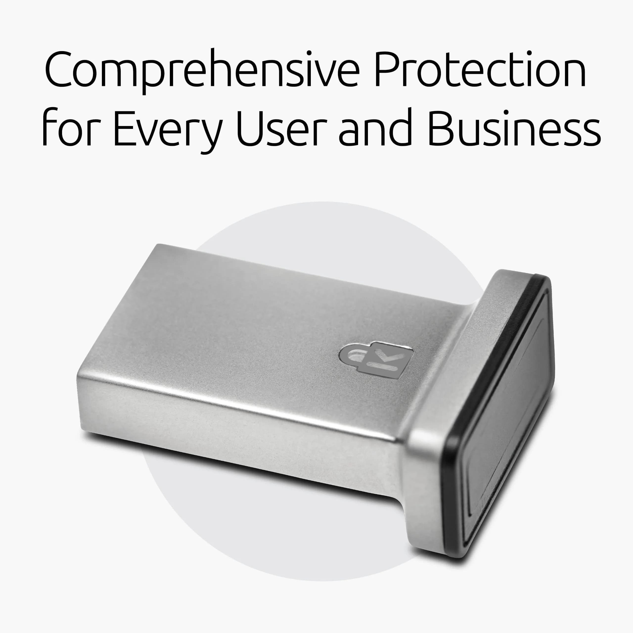 Kensington VeriMark Gen2 USB-A Fingerprint Key Reader | Windows Hello & Business, Tap and Go, Anti-Spoofing - view 4