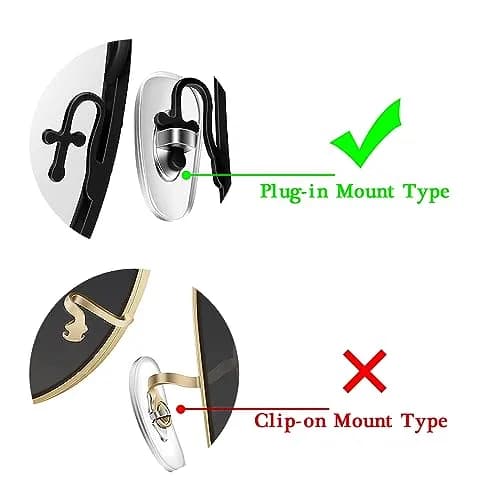 HiCycle2 Replacement Nose Pads for Ray Ban RB6335 RB3549 RB4071 Sunglasses Eyeglasses | Push-In Silicone Fit thumbnail 7