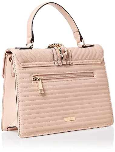 ALDO Women's Jerilini Top Handle Bag Natural Medium | Stylish Faux Leather Handbag for Daily Use thumbnail 4