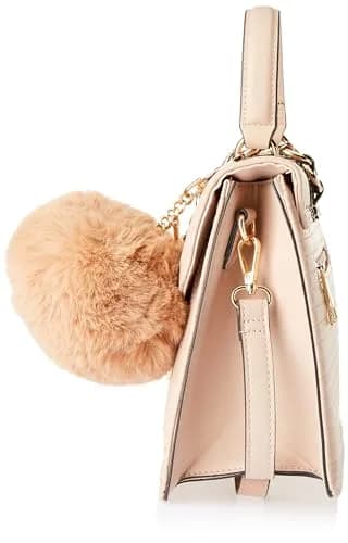ALDO Women's Jerilini Top Handle Bag Natural Medium | Stylish Faux Leather Handbag for Daily Use thumbnail 6