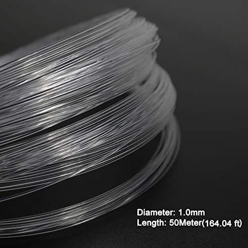 AZIMOM PMMA Plastic End Glow Fiber Optic Cable 1mm (0.04in) 50m (164ft) | Flexible Night Lighting for Sky Ceilings thumbnail 6