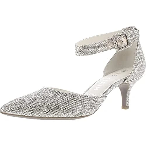 Anne Klein Womens Able Slip-On Flats - Comfortable Classic Dress Shoes for Office, Work & Formal Events, Platinum, 7.5 thumbnail 1