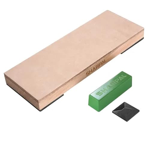 SHARPAL 204N Leather Strop 8" x 3" (20.32cm x 7.62cm) Kit | Genuine Cowhide for Razor Sharp Edges thumbnail 1
