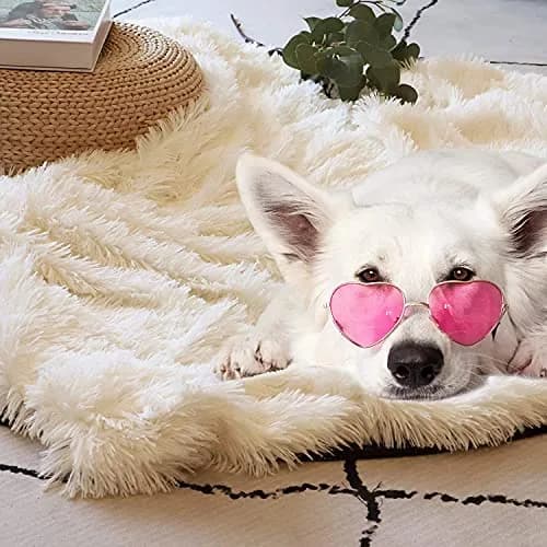 Tuddrom Decorative Faux Fur Throw Blanket 127x152 cm (50"x60") | Soft Fuzzy Plush Microfiber Fleece for Couch Sofa Bedroom thumbnail 7