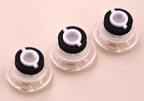 IiEXCEL Clear Silicone Eartip Kit for Plantronics Voyager Legend & 5200 Headsets, Small Size (3 Pairs) thumbnail 5