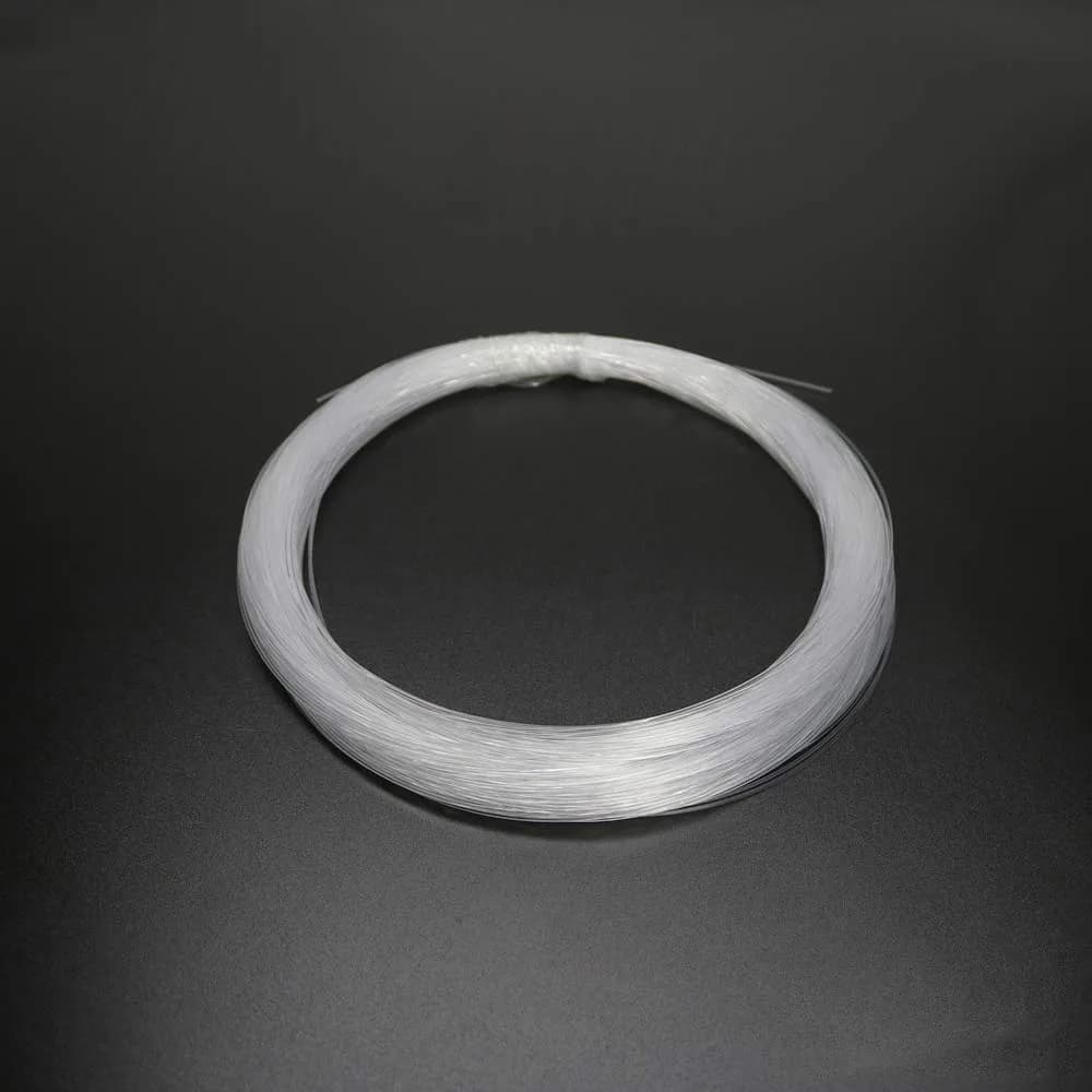 AZIMOM PMMA Plastic End Glow Fiber Optic Cable 0.75mm 100m | Flexible Night Lighting Solution — 0.03 in x 328 ft