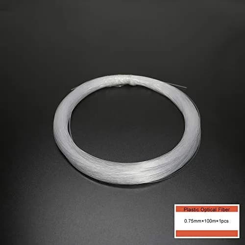 AZIMOM PMMA Plastic End Glow Fiber Optic Cable 0.75mm 100m | Flexible Night Lighting Solution thumbnail 4