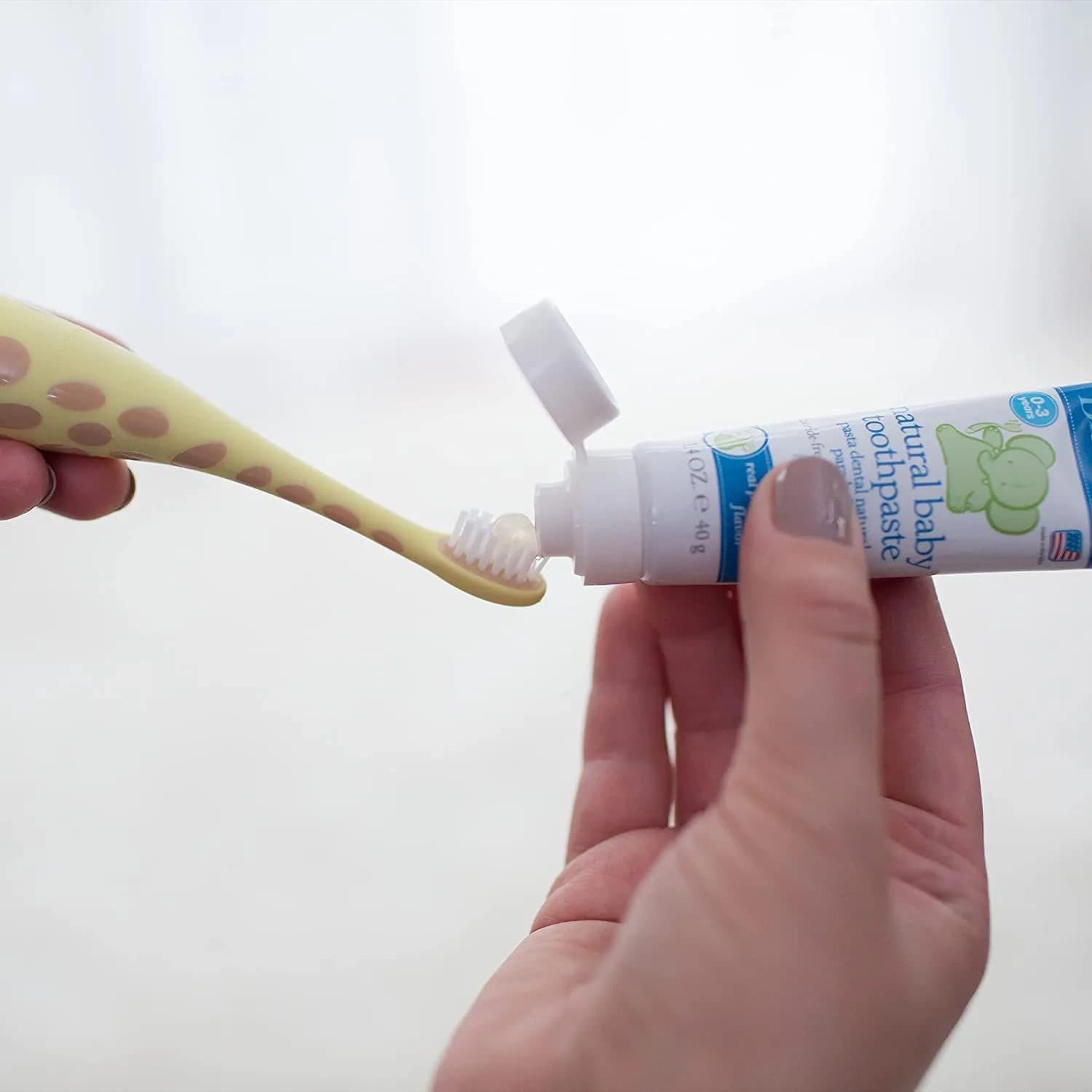 Dr. Brown's Infant Toothbrush - Giraffe Design | USA Imported Baby Oral Care Essentials - view 9
