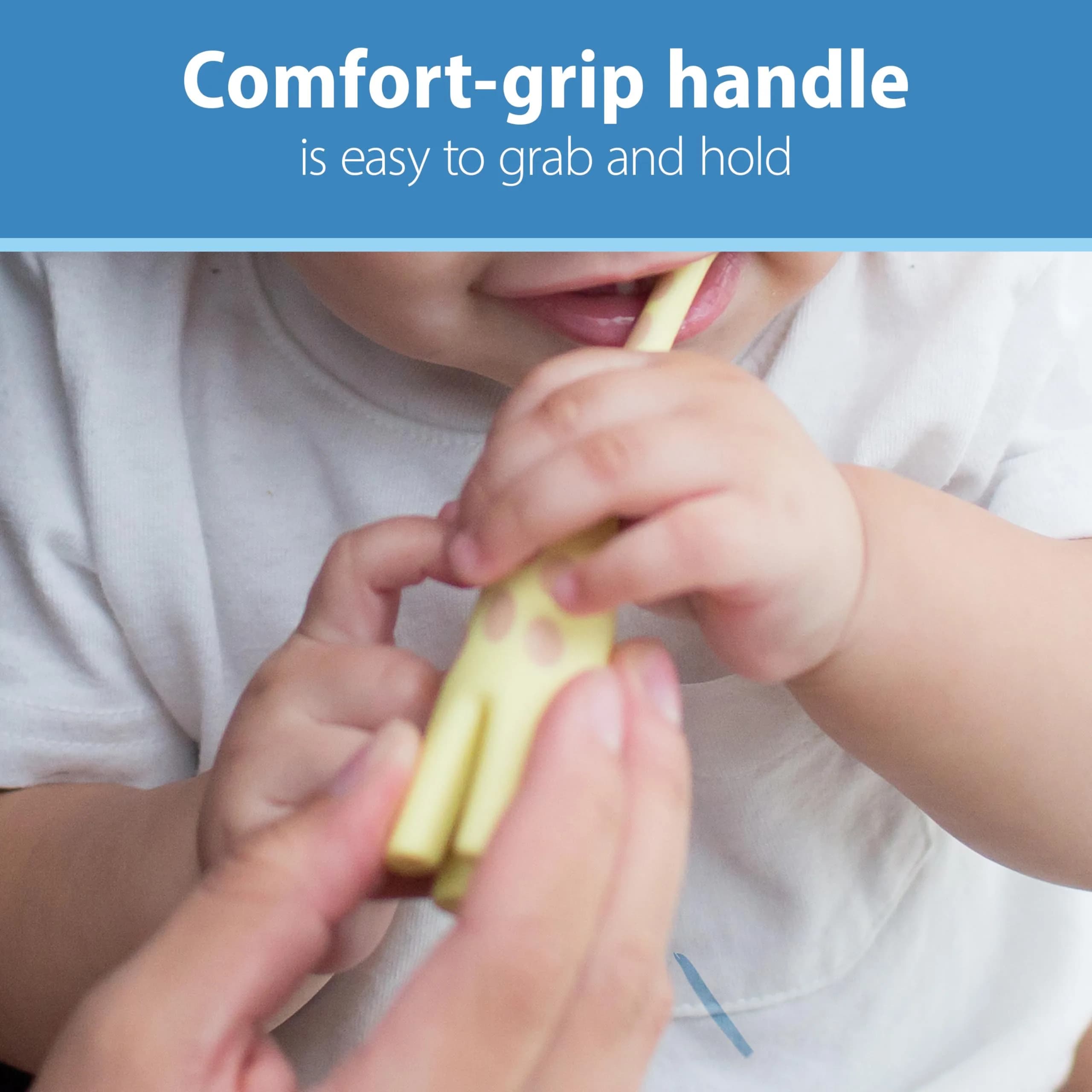 Dr. Brown's Infant Toothbrush - Giraffe Design | USA Imported Baby Oral Care Essentials - view 3