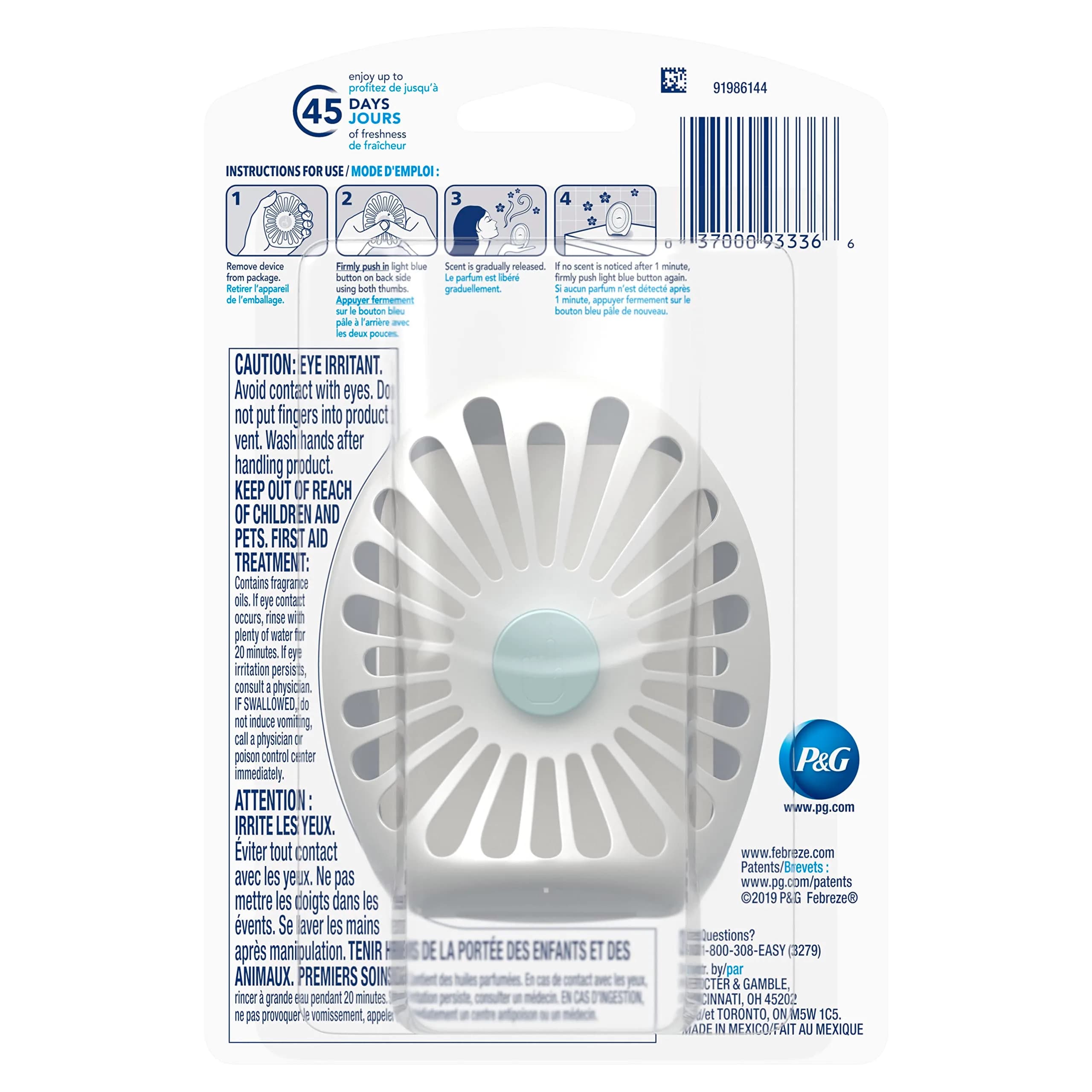 Febreze Small Spaces Air Freshener Linen & Sky | Long-Lasting Freshness for Small Rooms - view 4