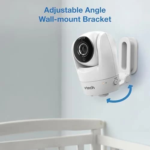 VTech VM901 Smart WiFi Baby Monitor with 5" Screen & 1080p Camera | Pan-Tilt-Zoom, Night Vision, Two-Way Talk thumbnail 9