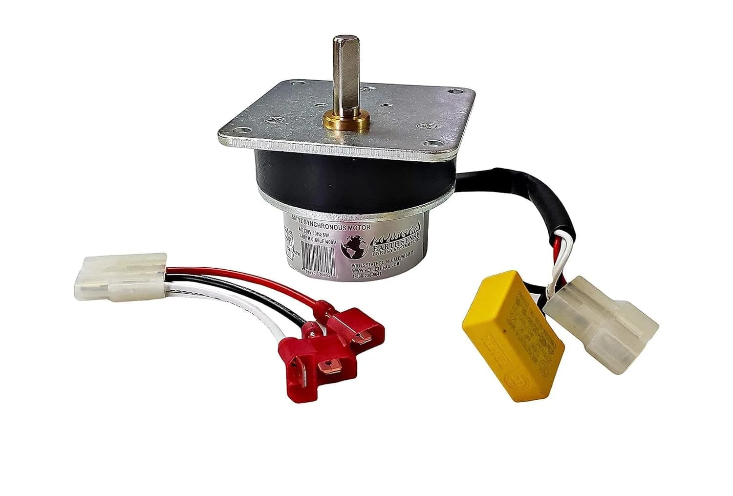 Pellethead Auger Feed Motor Replacement for Quadra-Fire & Heatilator Models | 2.4 RPM 120V | 3-Year Warranty