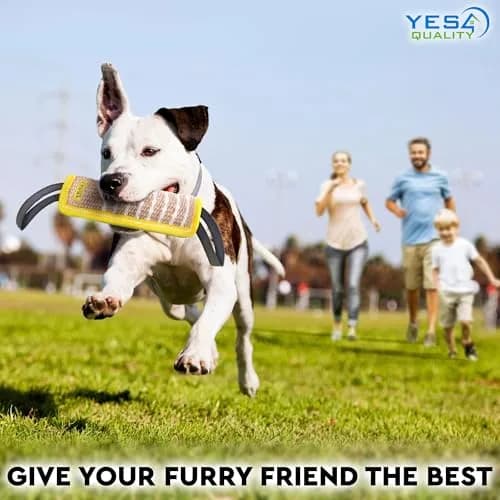 YES4QUALITY Dog Bite Tug Toy 30cm (12") x 8cm (3.2") | Jute Rope with 2 Handles for Medium-Large Dogs thumbnail 8