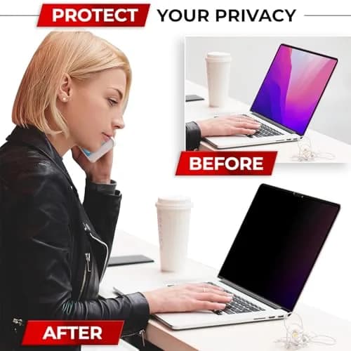 SightPro Magnetic Privacy Screen for MacBook Pro 13 Inch (2016-2022, M1, M2) | Patented Removable Laptop Privacy Filter Shield thumbnail 6