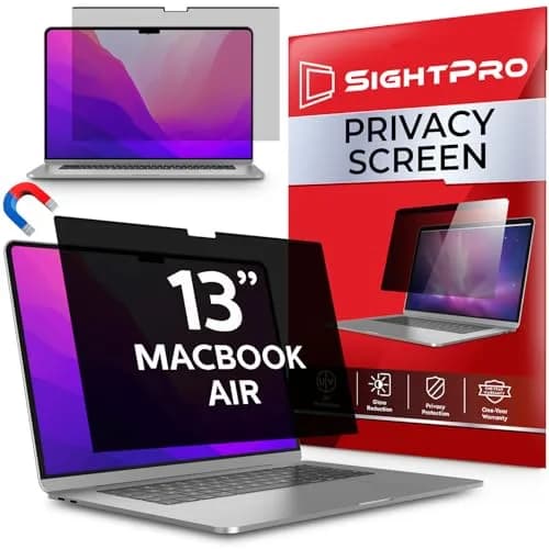 SightPro Magnetic Privacy Screen for MacBook Air 13 Inch (2018-2021, M1) | Protects Screen & Data thumbnail 1