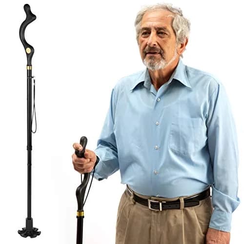 Medical king Walking Cane for Men & Women | Adjustable, Foldable & Slip-Resistant thumbnail 1