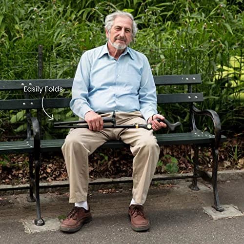 Medical king Walking Cane for Men & Women | Adjustable, Foldable & Slip-Resistant thumbnail 5