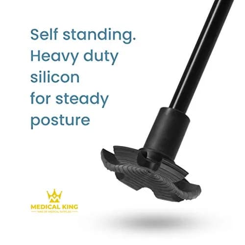 Medical king Walking Cane for Men & Women | Adjustable, Foldable & Slip-Resistant thumbnail 8