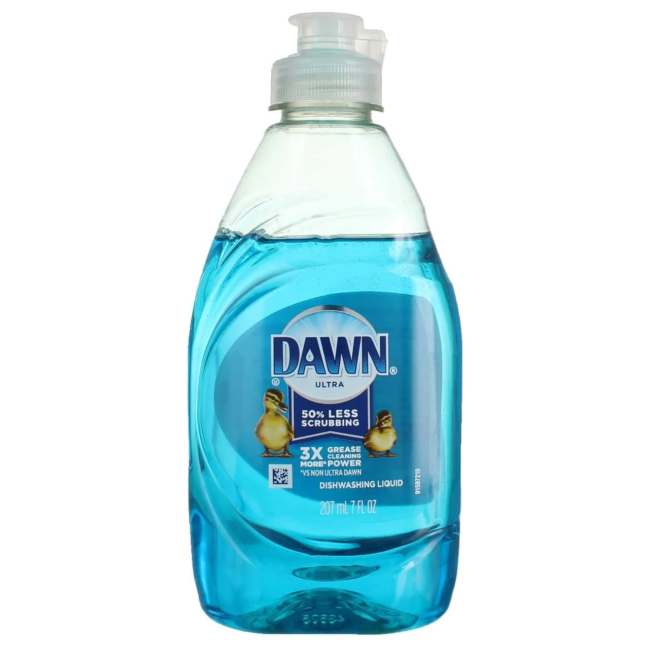 Dawn Ultra Original Dish Soap Liquid 205ml (7 fl. oz) | 3X More Grease Cleaning Power - main product image
