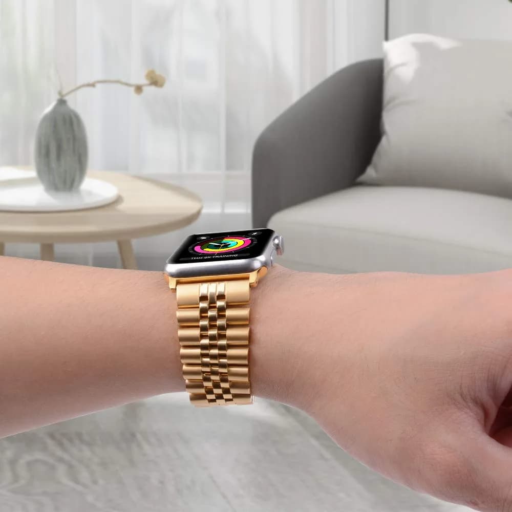 baozai Compatible with Apple Watch Ultra 3/2/Series 11-1/SE3 Stainless Steel Band 46mm | Luxury Metal Strap for Men thumbnail 6