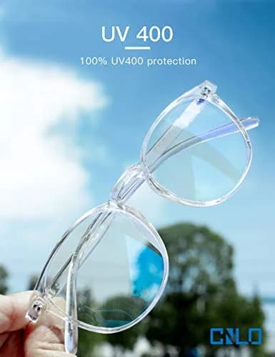 CNLO Blue Light Blocking Glasses Crystal Lightweight Frame Eyeglasses | Anti Eyestrain for Digital Screens thumbnail 8