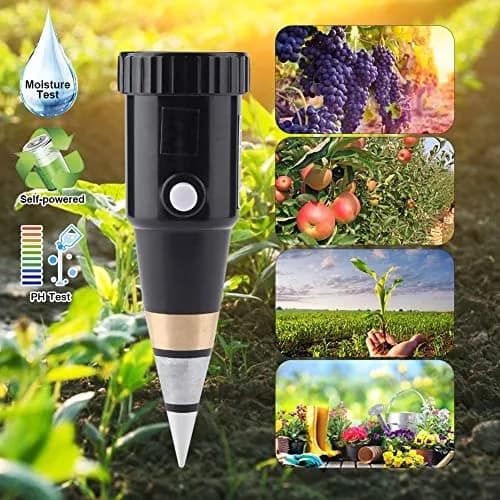 Tangxi VT-05 Soil pH & Moisture Meter, 3-8 pH Range, Self-Powered, Garden & Vineyard Soil Tester, 160*50mm thumbnail 4