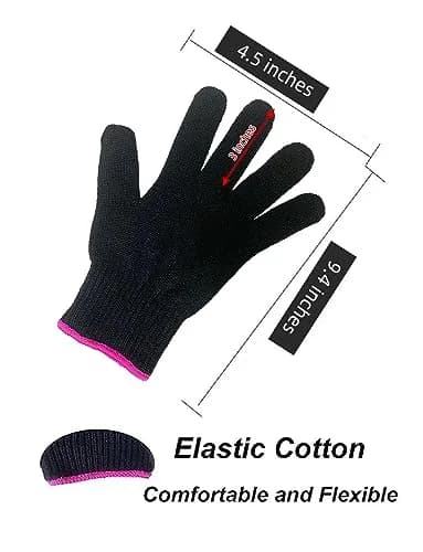 AFT90 Heat Resistant Hair Styling Glove 22cm (8.7in) | Protects Hands from Hot Tools thumbnail 4