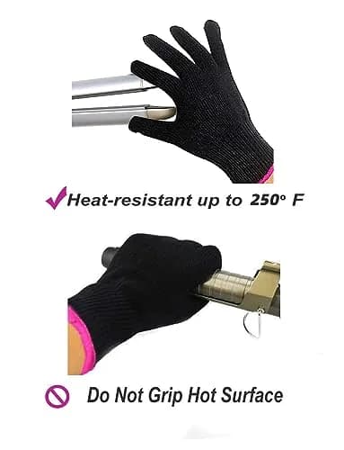AFT90 Heat Resistant Hair Styling Glove 22cm (8.7in) | Protects Hands from Hot Tools thumbnail 3