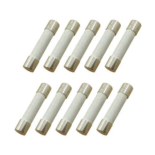 YOLISTIC 30 Amp Slow-Blow Ceramic Fuse 6x30mm (Pack of 10) | UL 248-1/14 Certified Time Delay Protection thumbnail 1