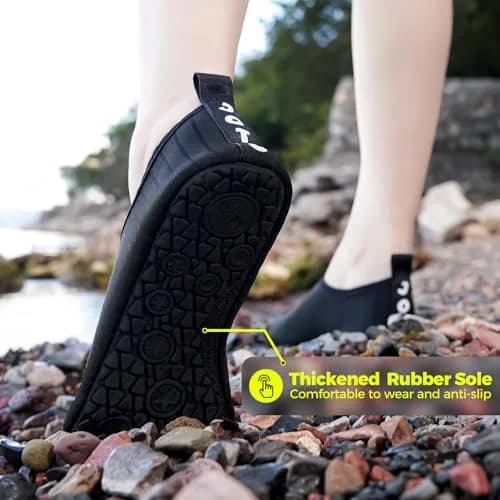 JOTO Water Shoes for Women & Men, Quick-Dry Breathable Aqua Socks with Non-Slip Rubber Sole | Size 7.5-8.5 Women/6.5-7.5 Men thumbnail 4