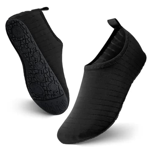 JOTO Water Shoes for Women & Men, Quick-Dry Breathable Aqua Socks with Non-Slip Rubber Sole | Size 7.5-8.5 Women/6.5-7.5 Men thumbnail 1
