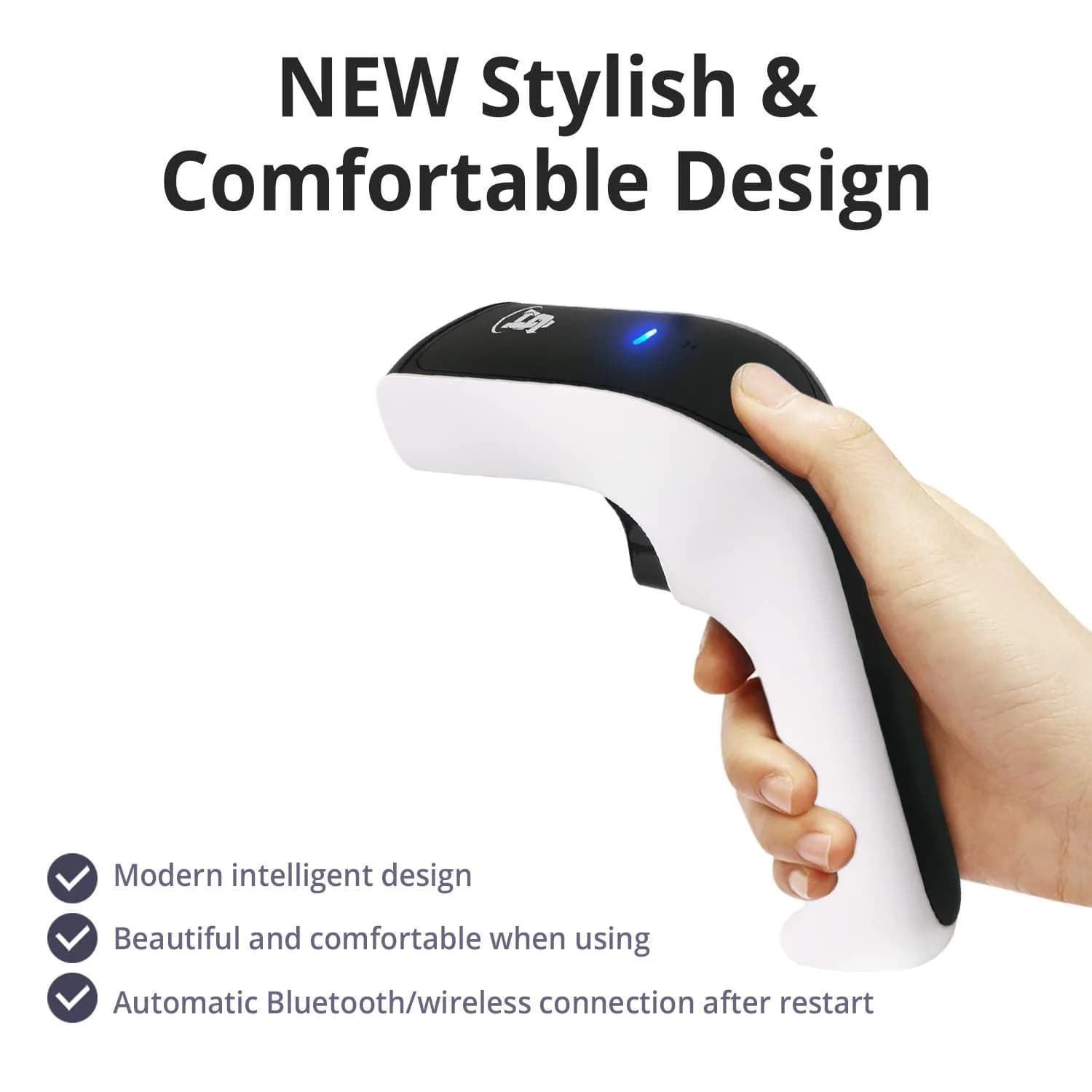 ScanAvenger Wireless Portable 1D&2D Bluetooth Barcode Scanner 8.2cm (3.25in) x 19.6cm (7.7in) x 10.5cm (4.1in) | Scans QR Codes & Inventory - view 8