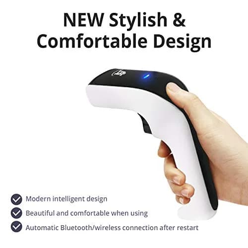 ScanAvenger Wireless Portable 1D&2D Bluetooth Barcode Scanner 8.2cm (3.25in) x 19.6cm (7.7in) x 10.5cm (4.1in) | Scans QR Codes & Inventory thumbnail 8