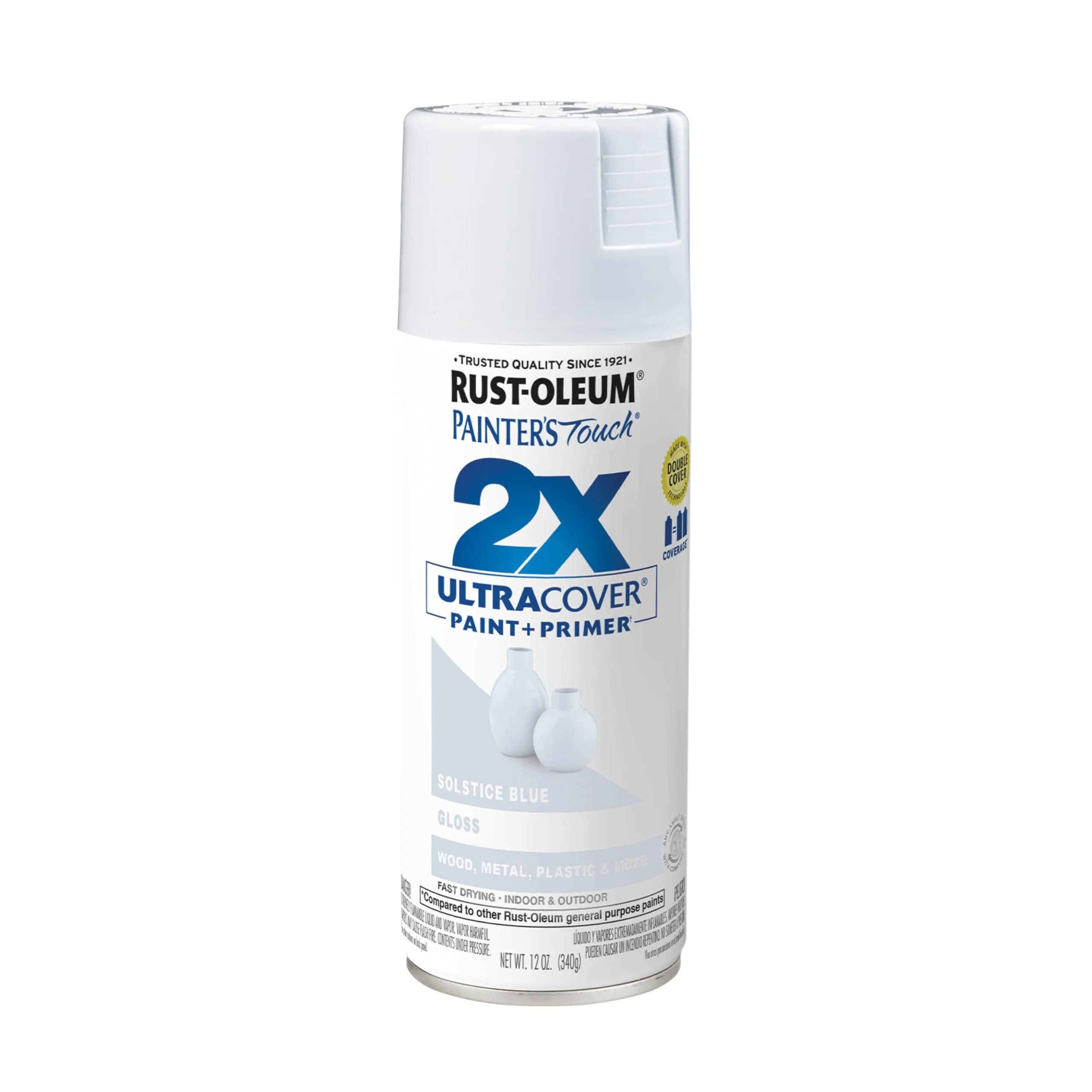 Rust-Oleum Painter's Touch 2X Ultra Cover Spray Paint, Gloss Solstice Blue, 12 Oz - main product image
