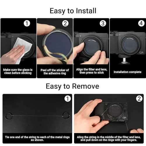 JJC UV Protective Filter for Ricoh GR IIIx, GR III, GR III HDF, GR IIIx HDF, GR II Cameras | 43mm Lens Filter with 38-Layer Multi-Coating thumbnail 6