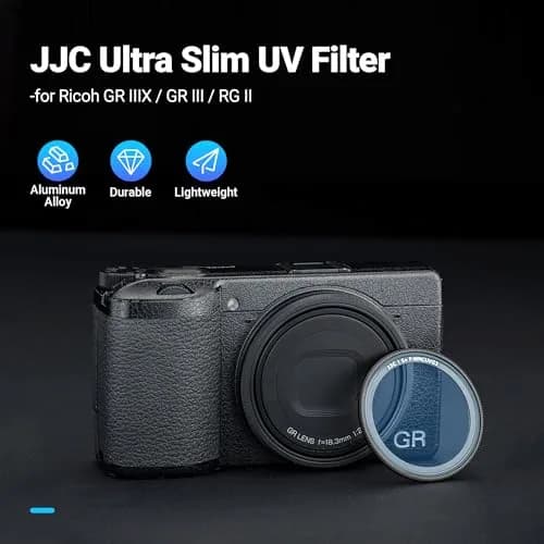 JJC UV Protective Filter for Ricoh GR IIIx, GR III, GR III HDF, GR IIIx HDF, GR II Cameras | 43mm Lens Filter with 38-Layer Multi-Coating thumbnail 2