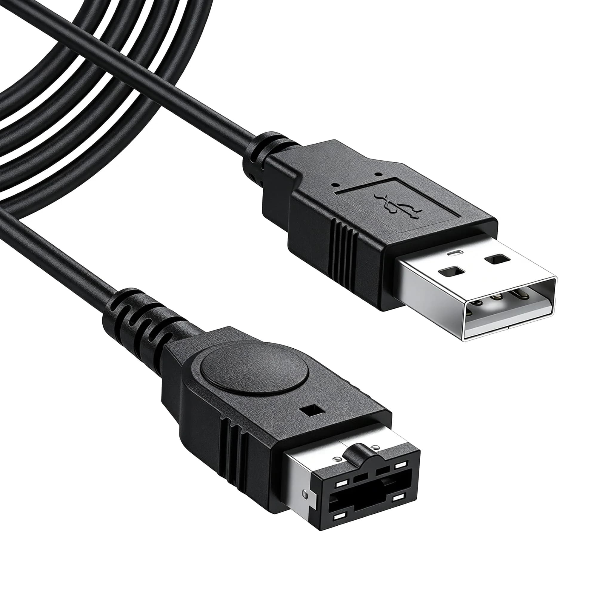 Xahpower Charger for Gameboy Advance sp, GBA SP Charger Cable Cord for Nintendo DS Original Console (120cm) | Fast Charge & Safe — GBA SP Charger Cable