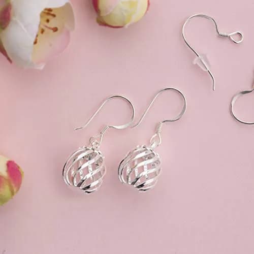 HOLLOSPORT 925 Sterling Silver Earring Hooks 15.5mm (0.61in) | Hypoallergenic Jewelry Making Supplies thumbnail 4