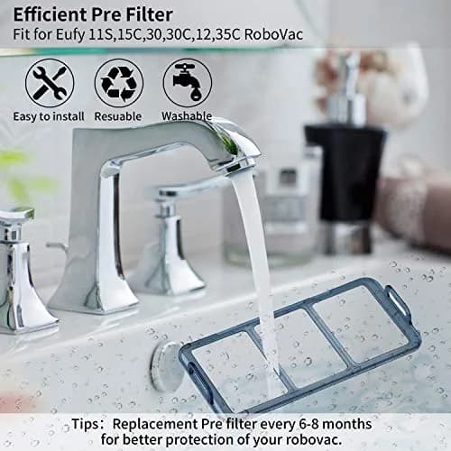 LesinaVac Replacement Parts Kit for RoboVac 11S, 30, 30C, 15C, 12, 35C | Filters & Brushes for Eufy RoboVac thumbnail 4