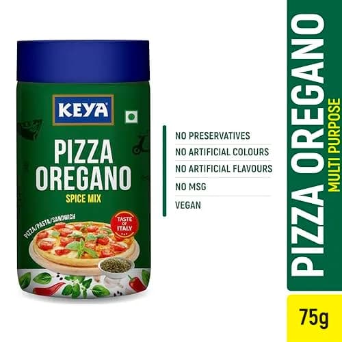 Keya Pizza Oregano (70g) & Piri Piri Seasoning (85g) Combo Pack | Italian & Tangy Flavor Boost thumbnail 5