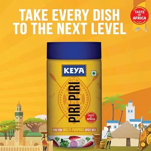 Keya Pizza Oregano (70g) & Piri Piri Seasoning (85g) Combo Pack | Italian & Tangy Flavor Boost thumbnail 6