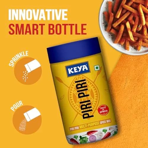 Keya Pizza Oregano (70g) & Piri Piri Seasoning (85g) Combo Pack | Italian & Tangy Flavor Boost thumbnail 7