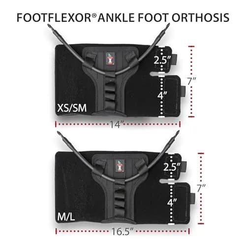 Core Products FootFlexor Foot Drop Brace for Walking with Adjustable Dorsiflexion Support, XS/S | USA-Assembled Orthopedic Brace for Natural Gait thumbnail 6