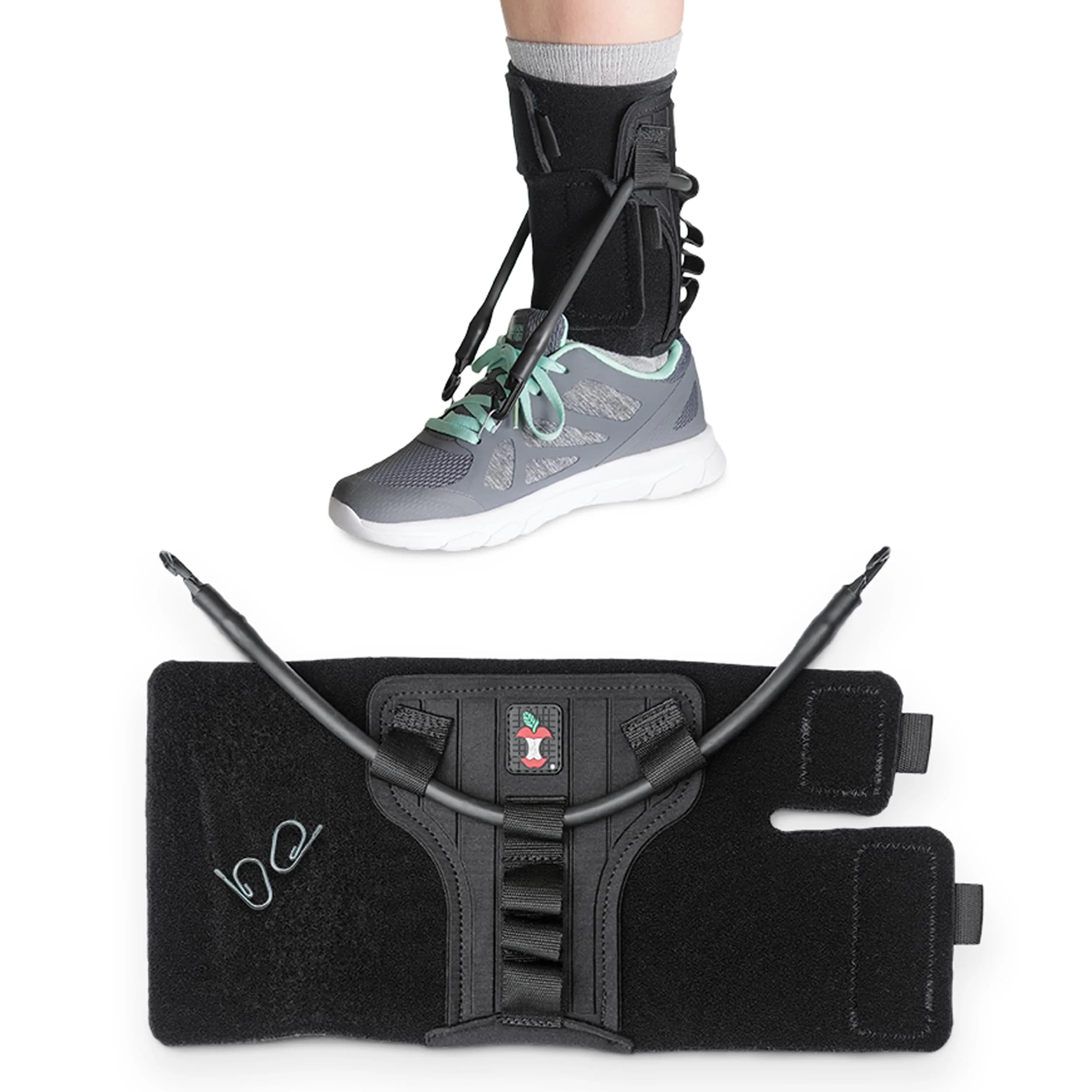 Core Products FootFlexor Foot Drop Brace for Walking with Adjustable Dorsiflexion Support, XS/S | USA-Assembled Orthopedic Brace for Natural Gait - main product image