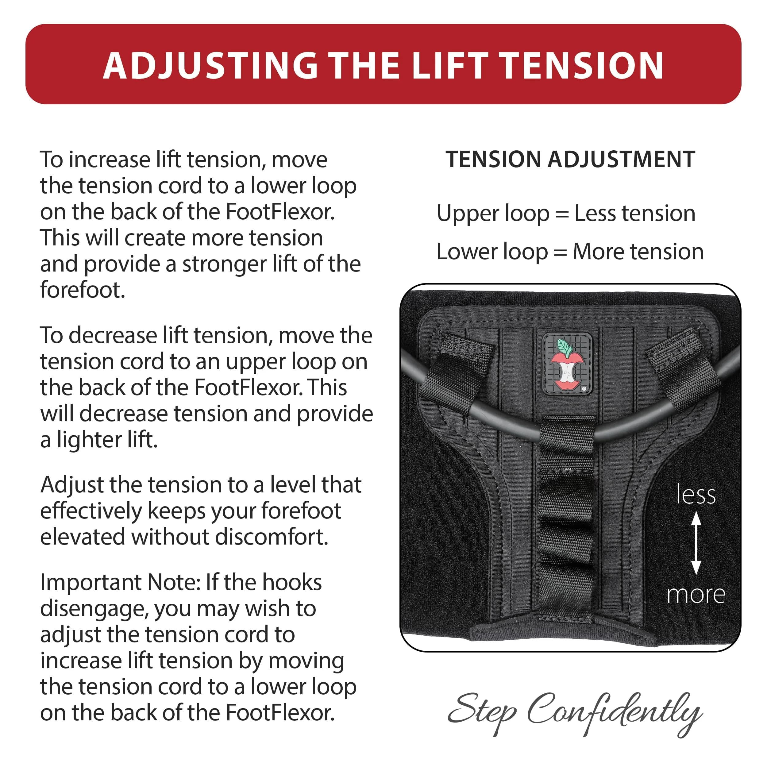 Core Products FootFlexor Foot Drop Brace for Walking with Adjustable Dorsiflexion Support, XS/S | USA-Assembled Orthopedic Brace for Natural Gait - view 8