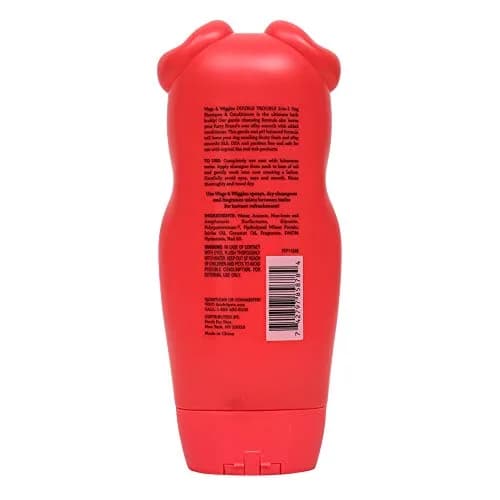 Wags & Wiggles 2-in-1 Dog Shampoo & Conditioner Fruity Watermelon 473ml (16 Fl Oz) | Gentle pH-Balanced Formula for All Dogs thumbnail 6