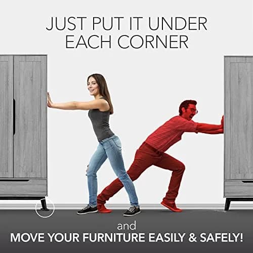 X-Protector Heavy Duty Felt Furniture Sliders 24 pcs | Protects Hardwood Floors & Easy Moving (110 chars) thumbnail 5
