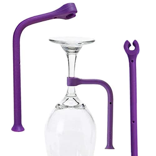 YouU Tether Silicone Dishwasher Stemware Saver 8 pcs | Flexible Wine Glass Protector thumbnail 7